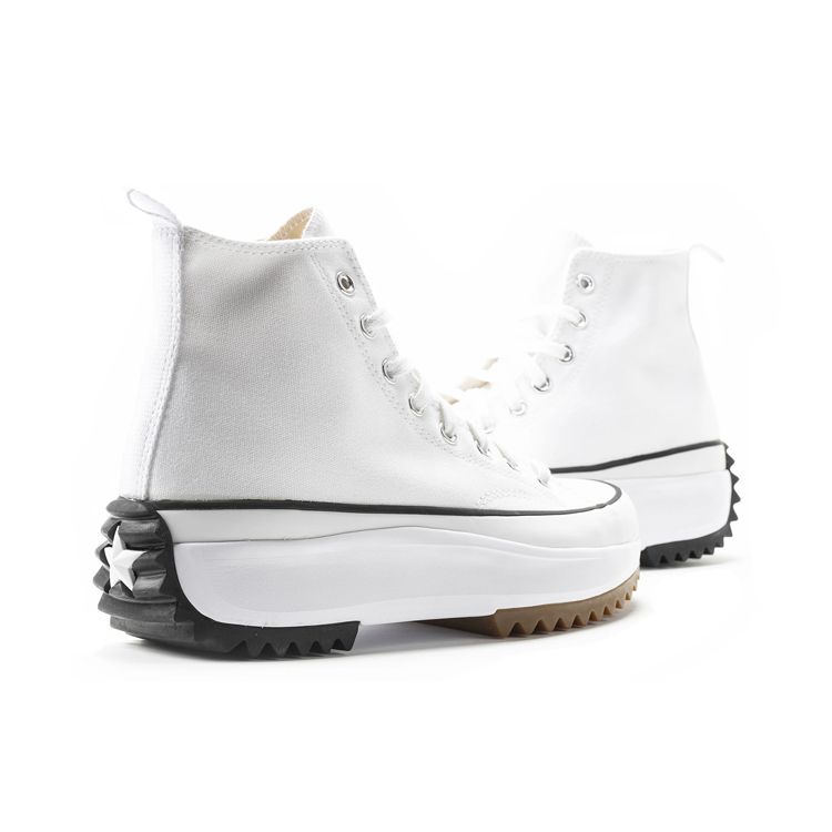 Converse Run Star Hike Yüksek Beyaz Siyah Gum Unisex Spor Ayakkabı 166799C