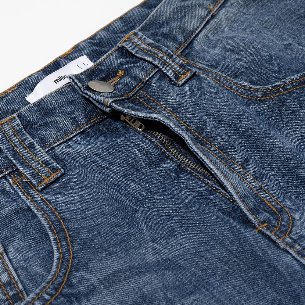 MILLO ARCHIVE Denim Bermuda Pants [Mid Blue]