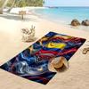 Colombia Football Print Beach Towel Quick Dry Super Absorbent Soft Bath Towel for Swimming Beach Travel Fan Souvenir Gift