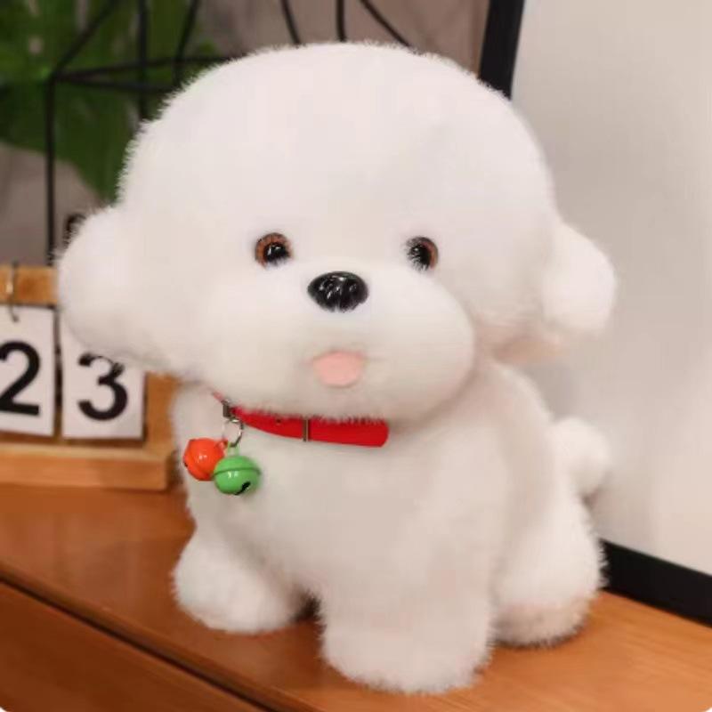 

The New 8-inch Claw Doll, A Cute Bell Puppy Plush Toy Dog Doll and Wedding 24cm