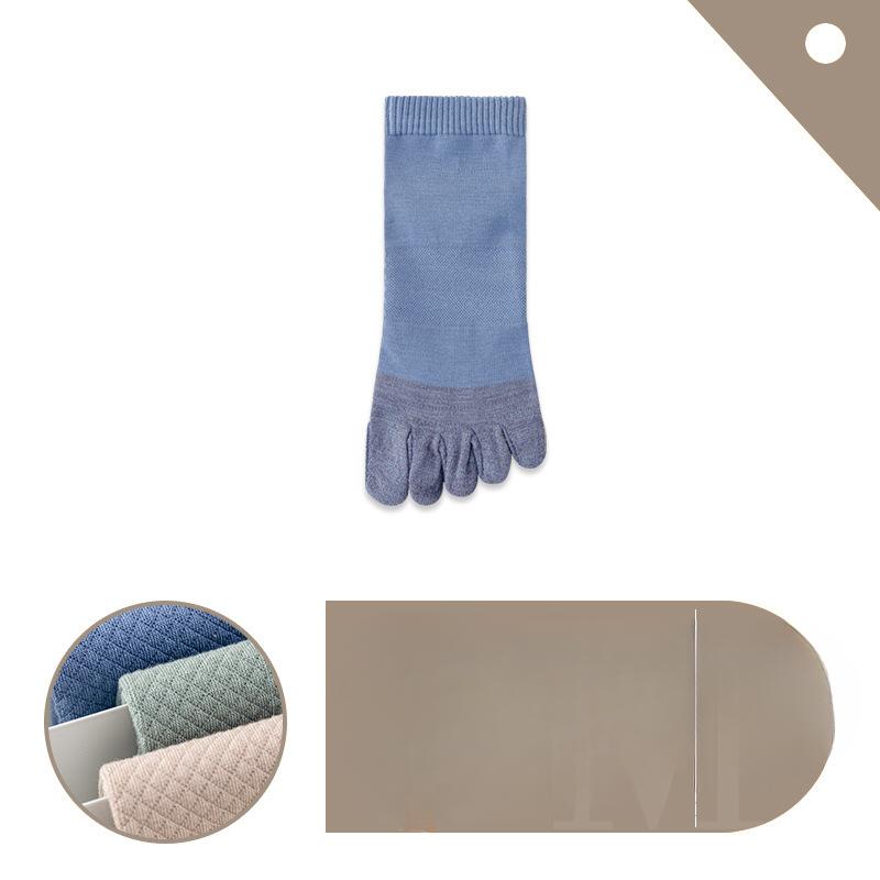 Five-finger Socks, Men's Short Socks, Boneless, Deodorizing, Sweat-absorbing, Split-toe Socks, Sports Toe and Thumb Boat Socks