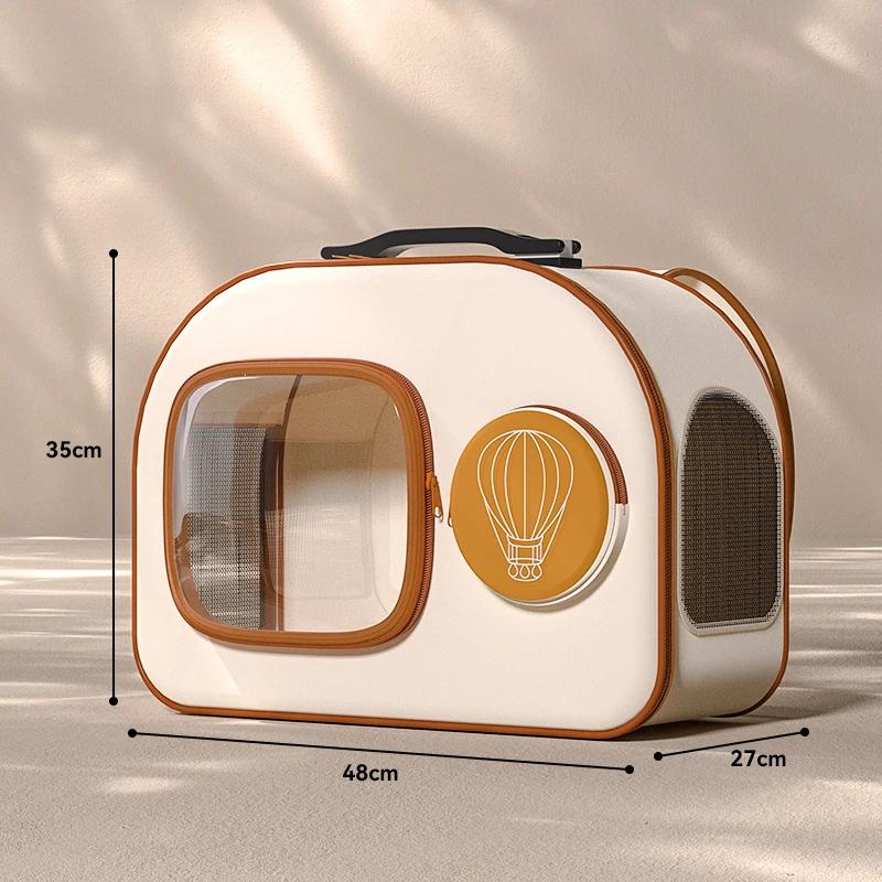 

Portable Large Pet Carrier Bag Travel Carriage Dog Backpack Stress Relief Hoopet Universal Pet Carrier Supplies XS（old）