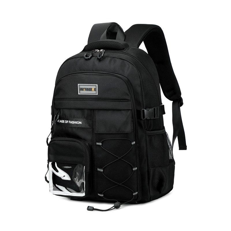 New backpack, junior high school student burden reduction spine protection schoolbag, female high school large-capacity male backpack, high-end niche