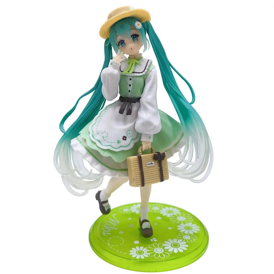 Animation Anime Schönes Mädchen Hatsune Miku Handgefertigt Hatsune Miku Hatsune Miku Niedlich Handgefertigt PVC Modell Dekorationen