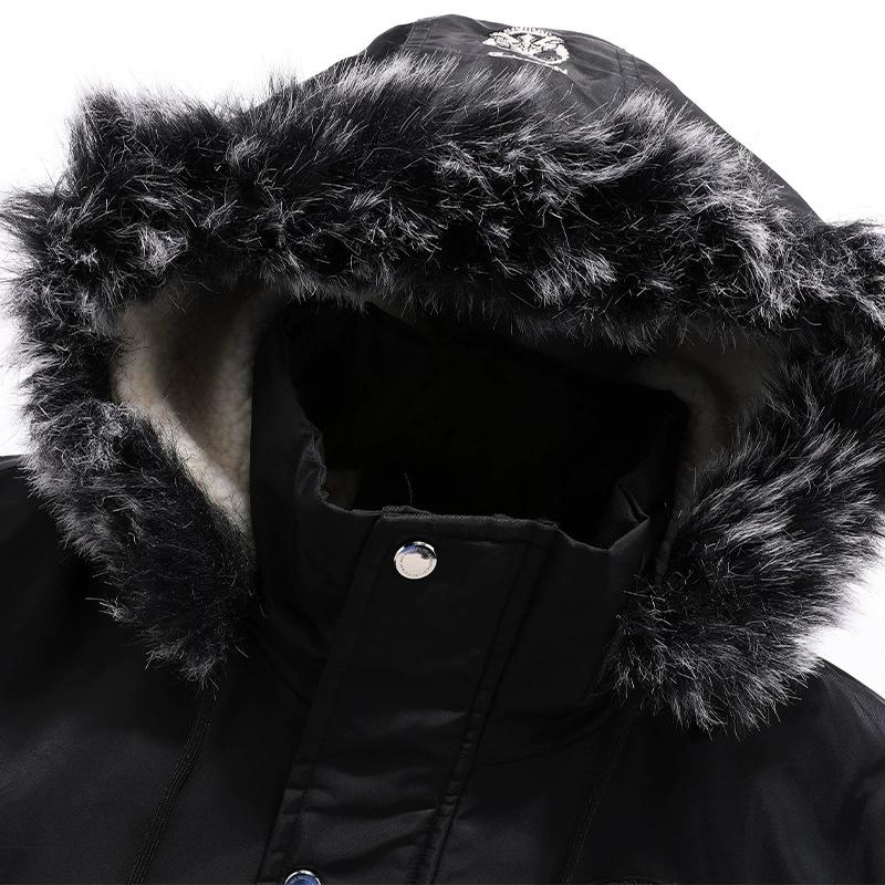Winter Outdoor Down Padded Jacket Men's Trend Plus Short Padded Jacket Large Size Padded Jacket with Hooded Slim Winter Thick Warm Coat