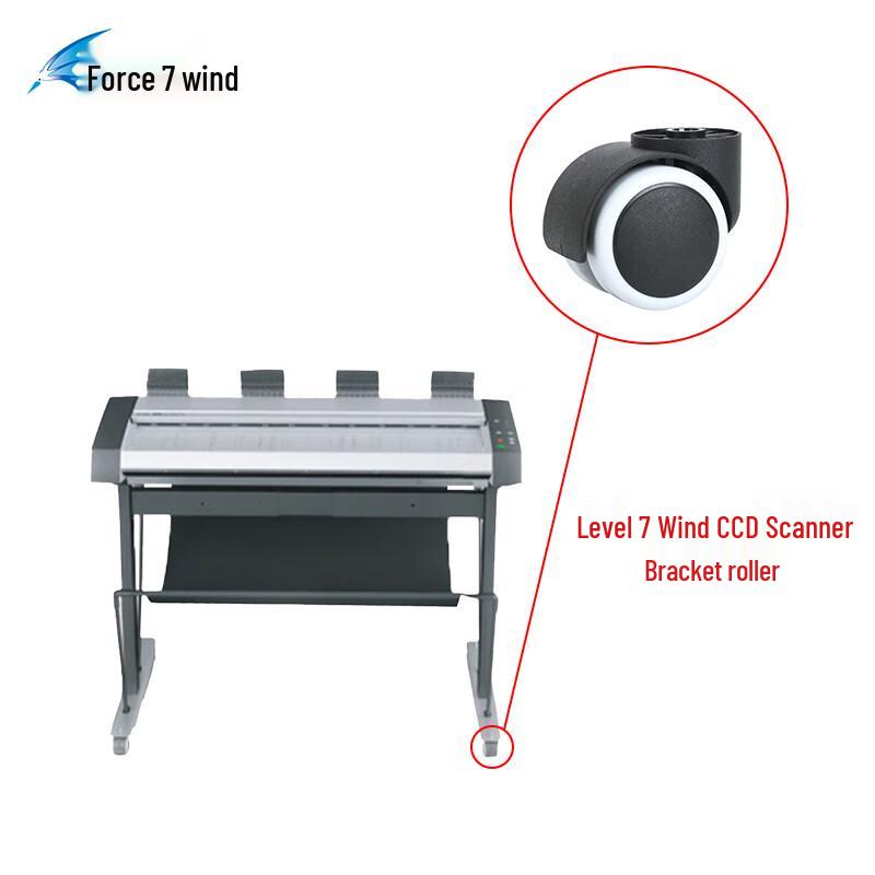 Qijifeng Large Format Scanner Support Wheel