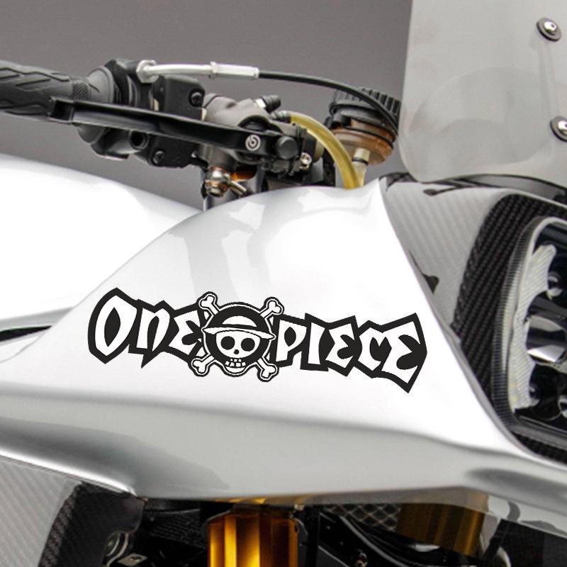 One Piece Anime Stickers: Luffy, Pirate Ship, Sanji Car Scratch Covers