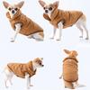 Winter Cotton Puppy Jacket Open Collar Winter Coat D-Ring Sleeveless Cats Vest PP Cotton Clothes Soft Plush Jacket for Small Pet