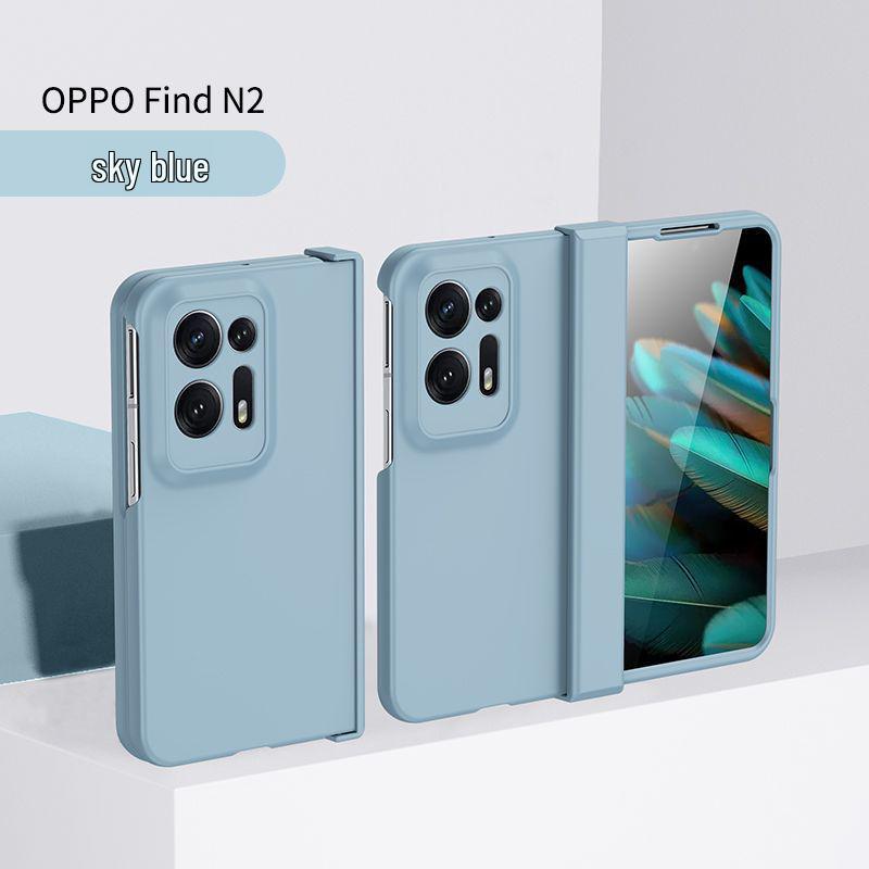 OPPO Find N2 Flip Protective Case: Ultra-Thin, Foldable, Anti-Drop, Cross Pattern Cover for Men & Women