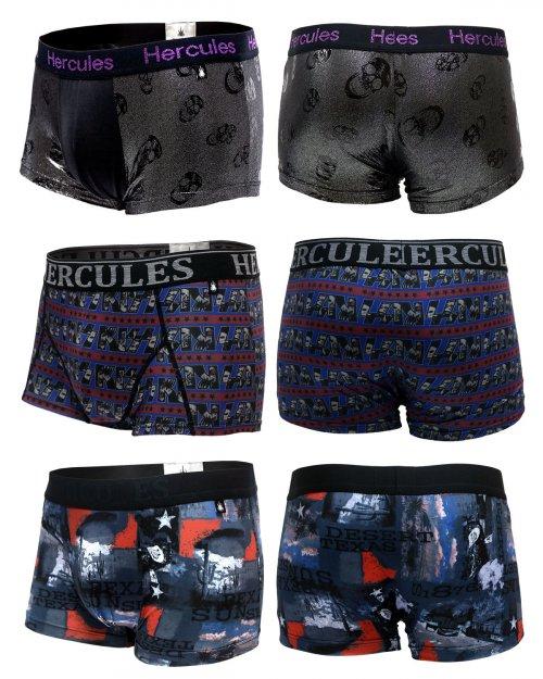 

[Hercules Underwear] Удобные и стильные боксеры 3 шт., 17-е издание HB2DR312M+HB2DR316M+HB2DR317M [Отправлено из Кореи] 100% Оригинал 95