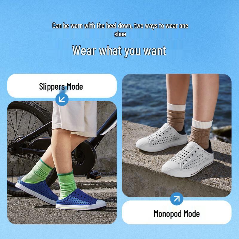 Skechers Zoccoli da Ragazzo a Calzino in Rete 91995L