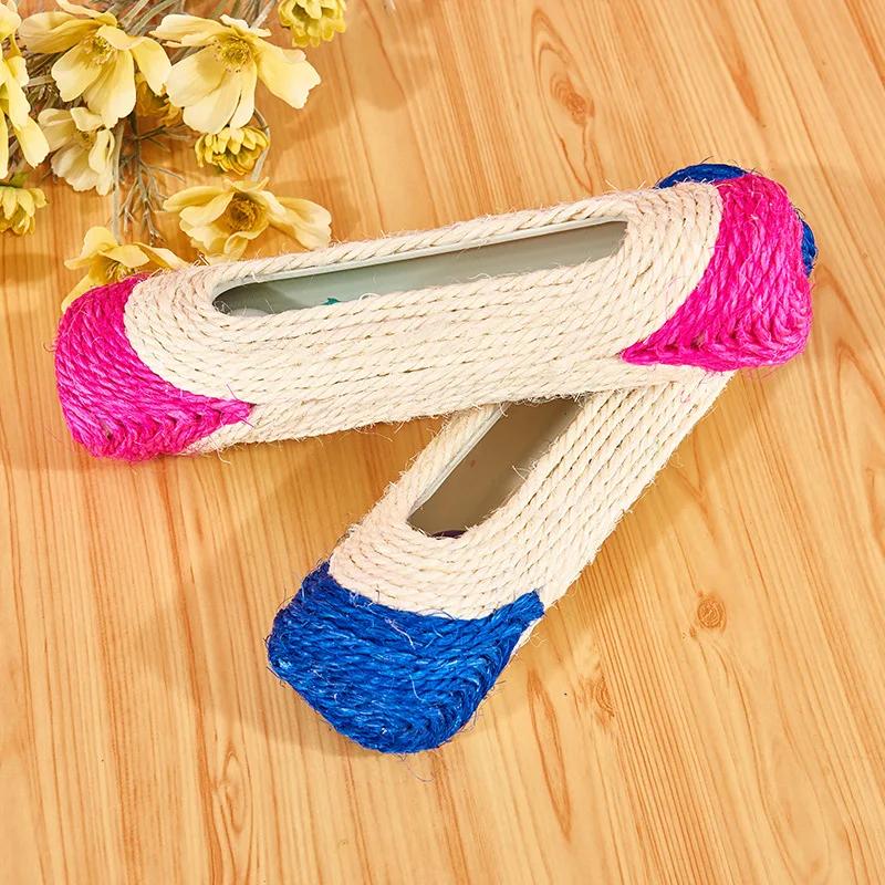 Kätzchen Katzenspielzeug Langer Rollender Sisal Kratzbaum Interaktives Spielzeug Haustier Katze Zubehör Federspielzeug mit 3 Rollkugeln Farbe Zufällig