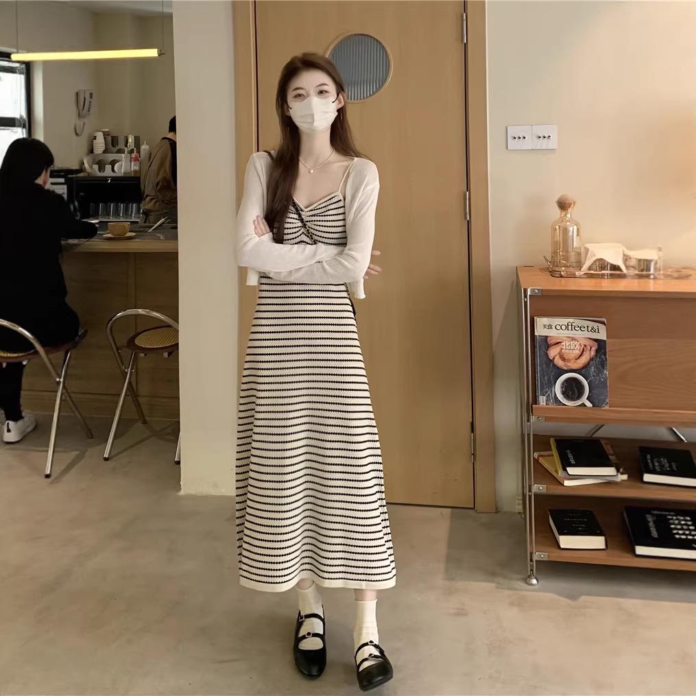 Stylish Sleeveless Striped Beach Dress - Summer Slim Fit for Women