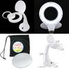 Ohm Electric LED Stand Light with Loupe L-ZOOM DS-L30B-W 08-0871
