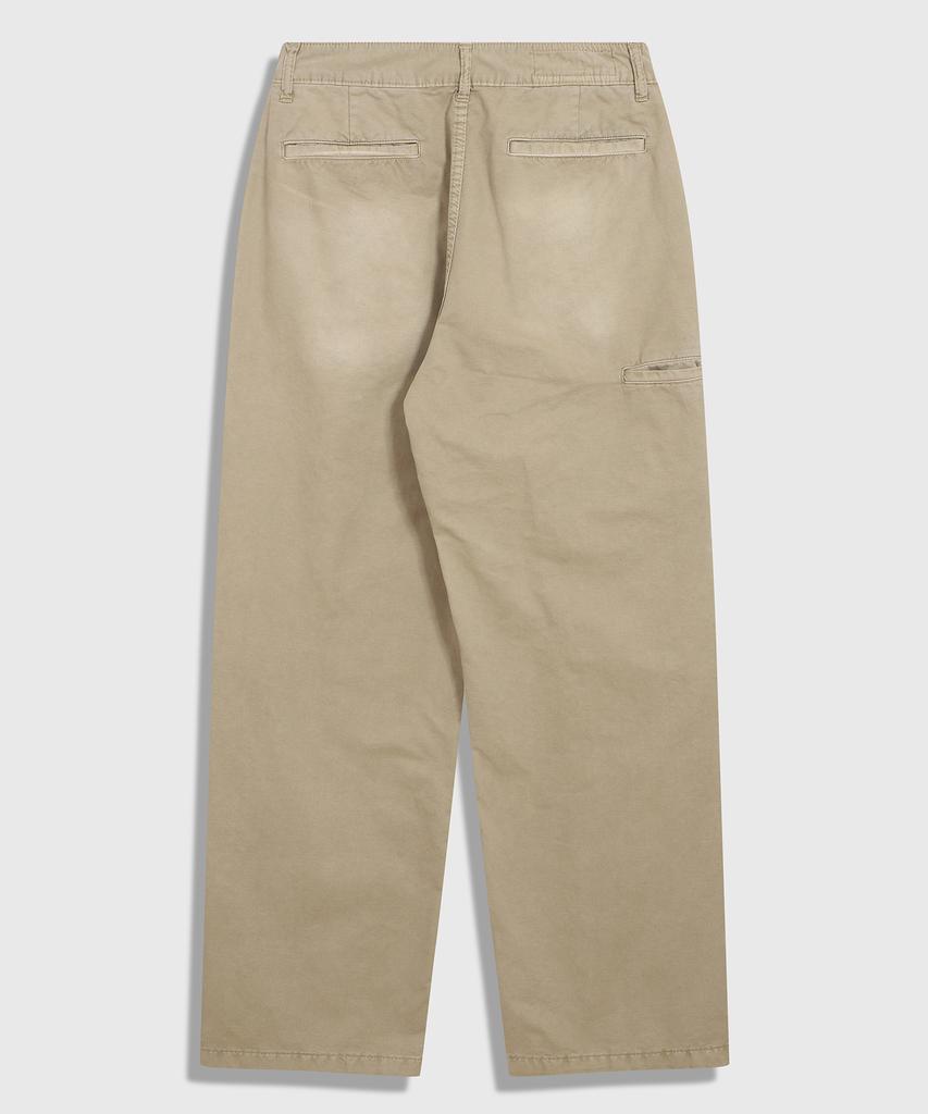 86D Faded Cotton Pants - Beige