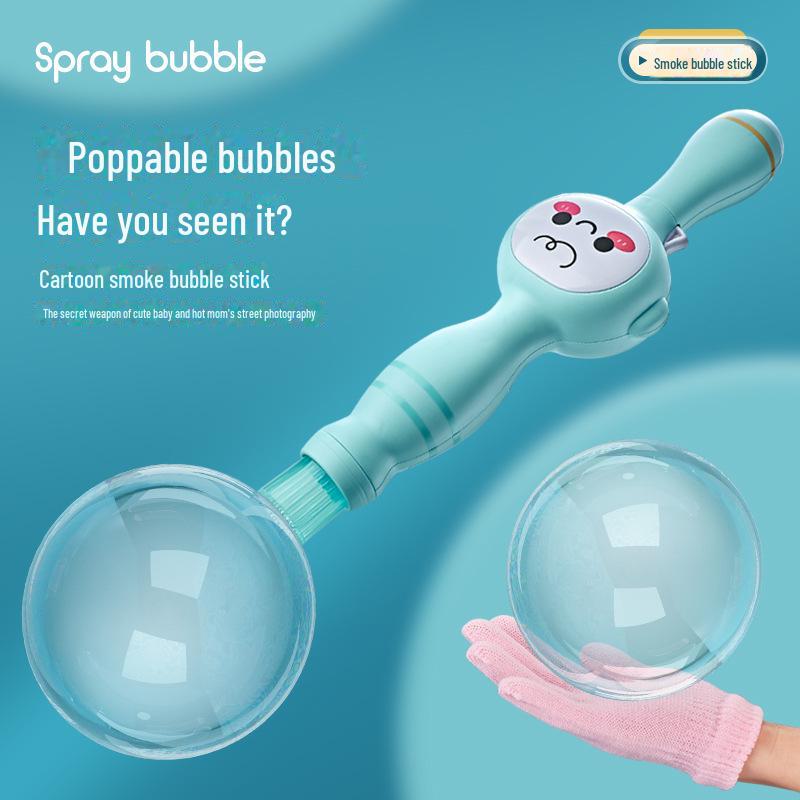 Animated Elastic Bubble Stick: Vibrant Electric Bubble Blower for Kids' Birthday and Parent-Child Fun.