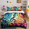 Musical Notes and Clefs. Bedding Sets Duvet Cover Sets Duvet Covers Pillowcases(1 * Duvet Cover 2 * Pillowcases Without Duvet Insert)