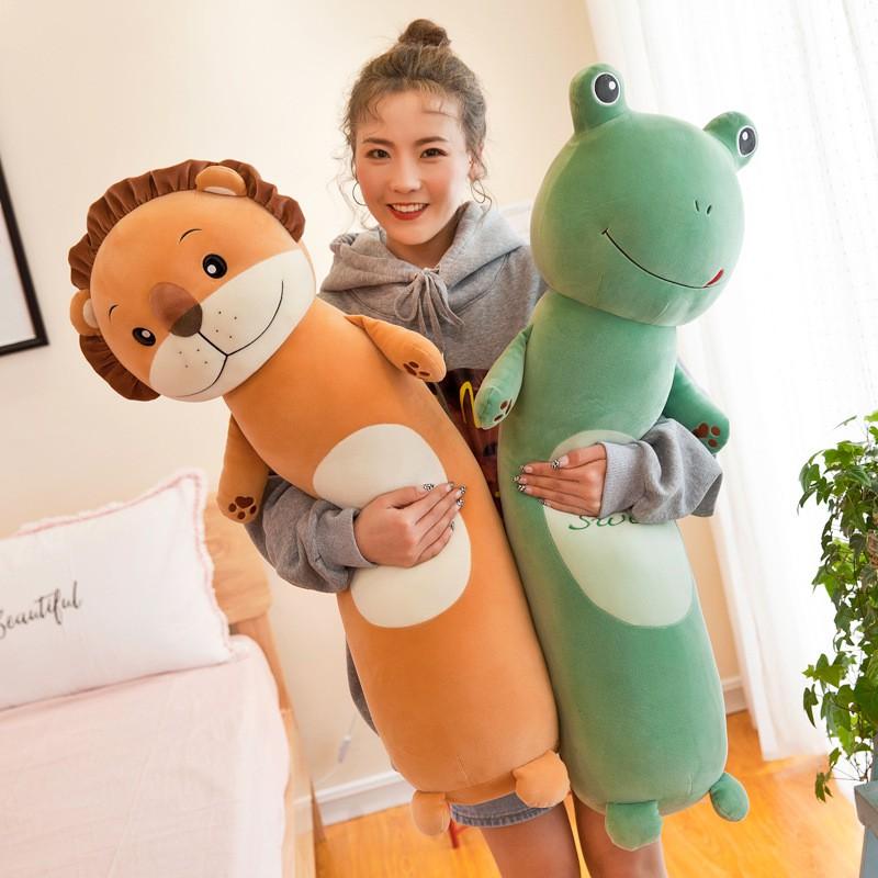 Extra Long Plush Toy Pillow Adults Kids Soft Stuffed Animal Hug Bedtime Comfort Companion