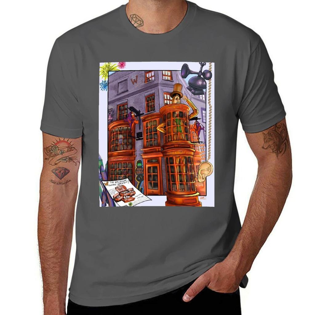 Weasleys wizard wheezes TShirt Casual Pattern Print Tee Shirt