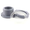 1PCS PVC 1/2"3/4"1"Water Tank Connector Drain Pipe Accessories Aquarium Joints Water Pipe Fittings Thread Adaptor Tank Bulkhead