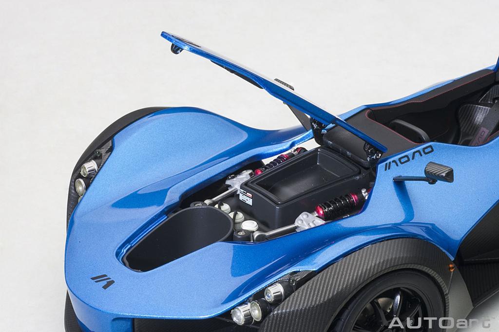 AUTOart BAC Mono Metallic Blue Finished Product 1/18