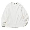 NANGA ECO HYBRID WAFFLE L/S TEE (White, Medium, Size M) NW2311-1G218