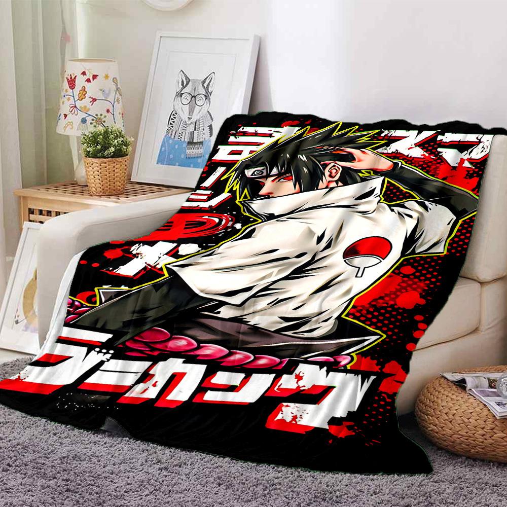 

1pc Akatsuki Sharingan Soft Warm Throw Blanket Nap Blanket For Couch Sofa Office Bed Camping Travel,Comfortable 80cmx120cm