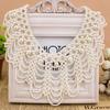 Vintage Hand-Woven Pearl Choker: Multi-Layer Hollow Wave Design