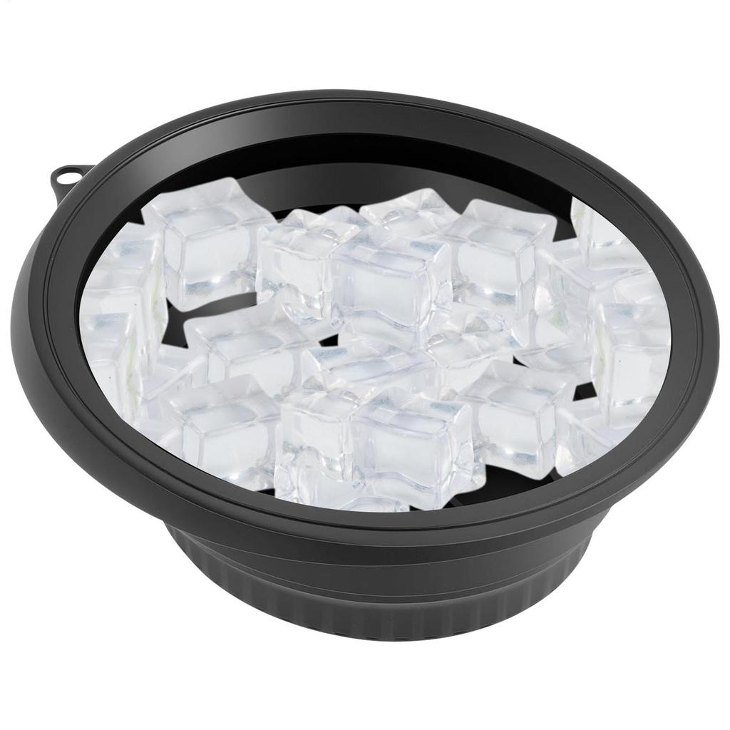 1pc NEW Face Ice Bath Bowl For Facials Plunge Dipping Face Folding Ice Facials Washbasin Facials Skin Cares Tool For Home Travel