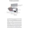 Wall Mount UV Toothbrush Sterilizer and Razor Holder, 99.99% Bacteria Elimination