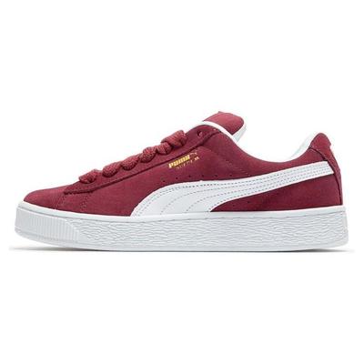 Wildleder XL Unisex Bordeaux Weiß 395205-12