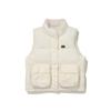 Teddy Pocket Vest  Ivory 