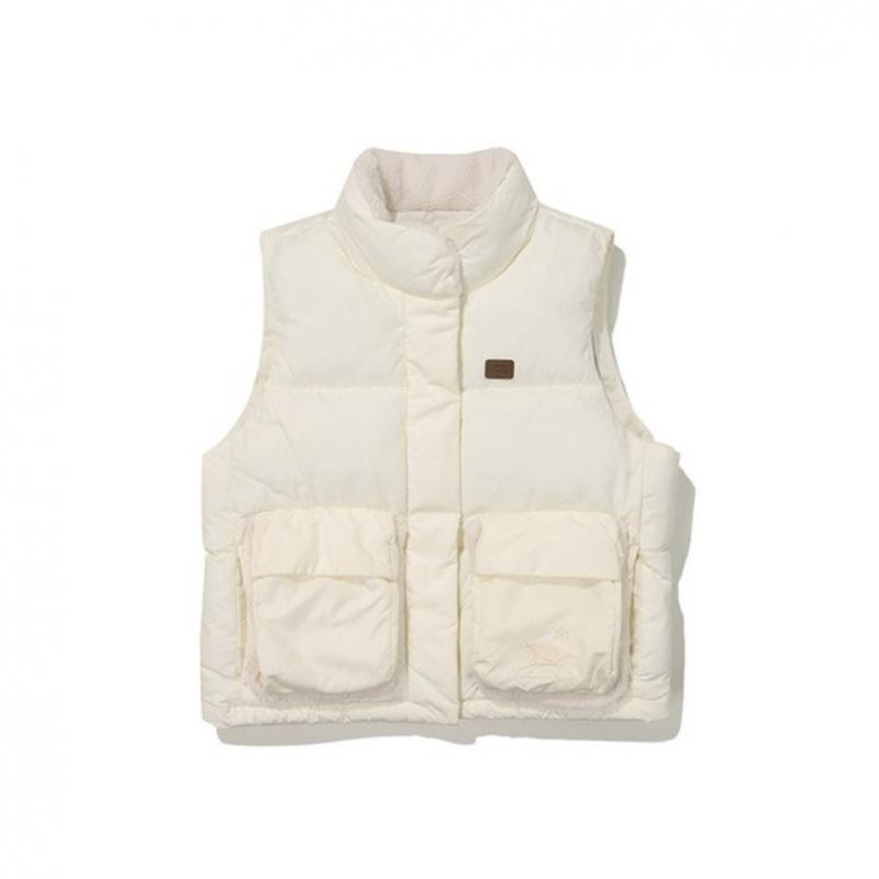 Teddy Pocket Vest  Ivory 