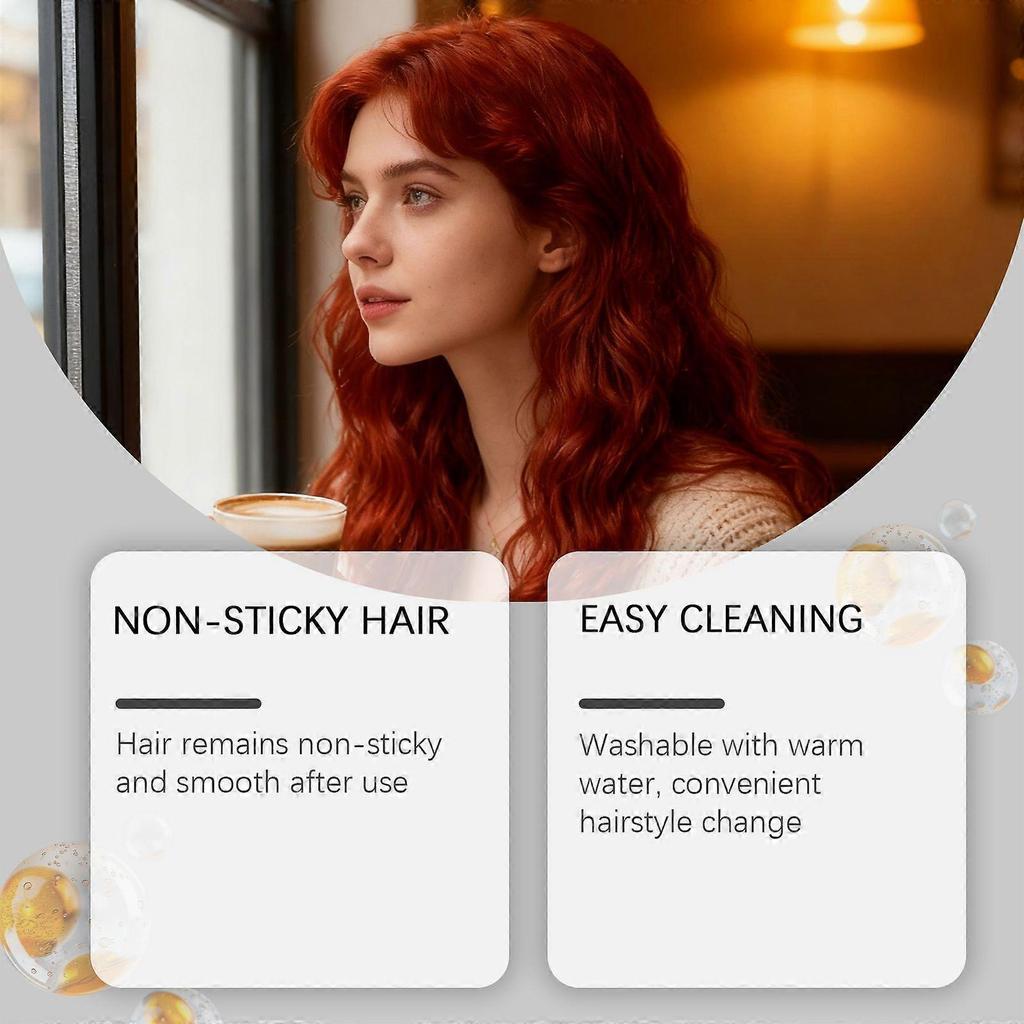 Hoegoa Red Temporary Hair Spray Colorful Hair Color Natural Color Uniform Coverage Fashion Hairdressing Agent