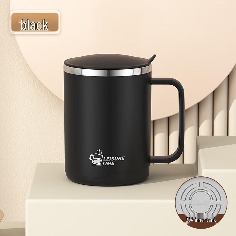 ZISIZ Durable Stainless Steel Office Mug