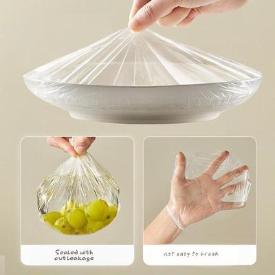 Einweg Frischhaltefolienabdeckung Abnehmbare Lebensmittelqualität Haushalt Küche Geschirr Obst Frischhalteabdeckung