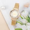 Fashion Diamond-Encrusted Women'S Watch Creative Versatile Quartz Watch Women'S Light Luxury High-End Women'S Bracelet Watch