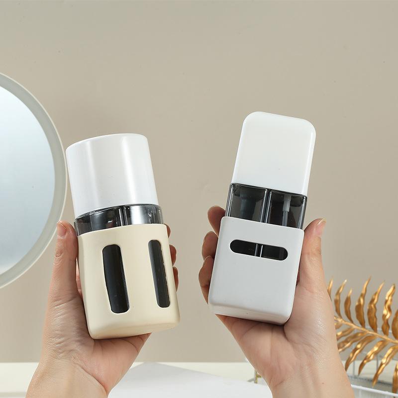 4 In 1 60Ml Travel Bottle Set Refillable Combination Shampoo Shower Gel Hand Wash Lotion Split Empty Bottle Travel Kit Accessory
