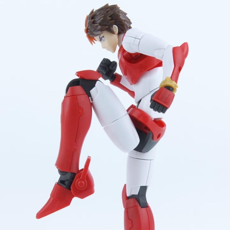 Auf Lager 30mf Yoroi·Shinden Samurai [Ronin Warriors] Gai des Feuers Anime Actionfiguren Montage Sammlungsspielzeug Geschenk