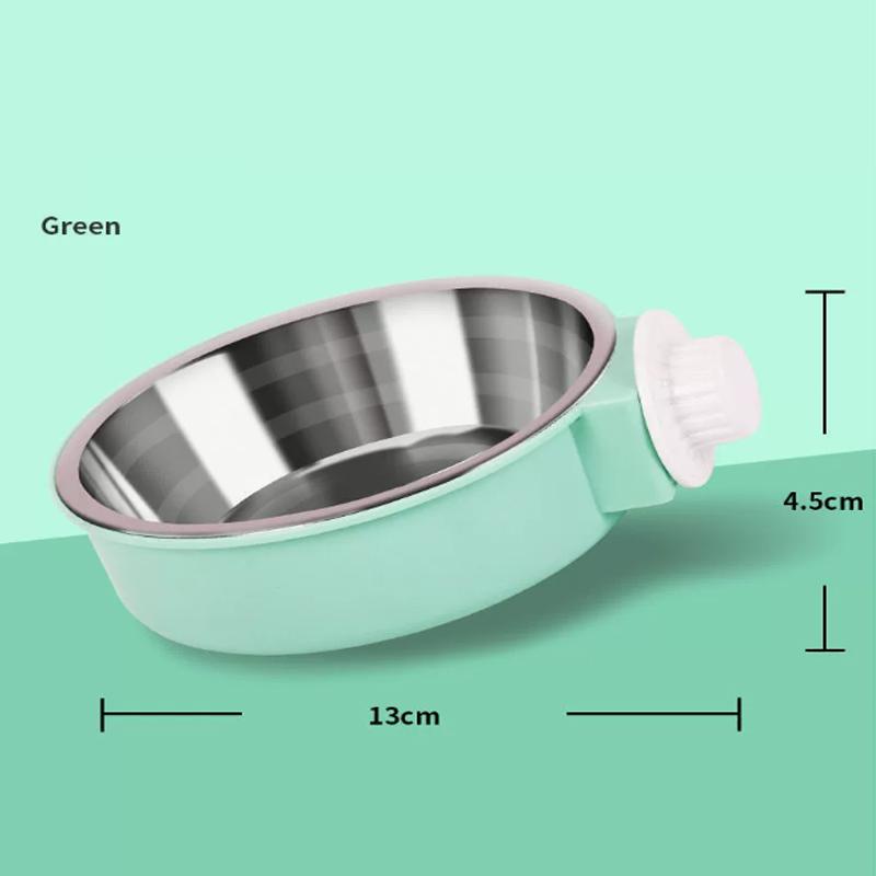 Pet Crate Bowls 2-in-1 Dog Hanging Bowl Removable Cage Water Bowls for Small Animals Dog Bowls Crate Water Bowl Pet Supplies