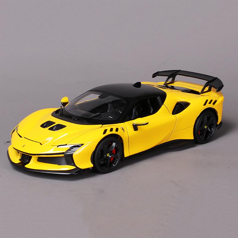 

In Stock New Bburago 1:24 Ferrari Sf90 Xx Stradale Red Alloy Miniature Diecast Model Ferrari Sports Racing Car Toys Kids Gift жёлтый