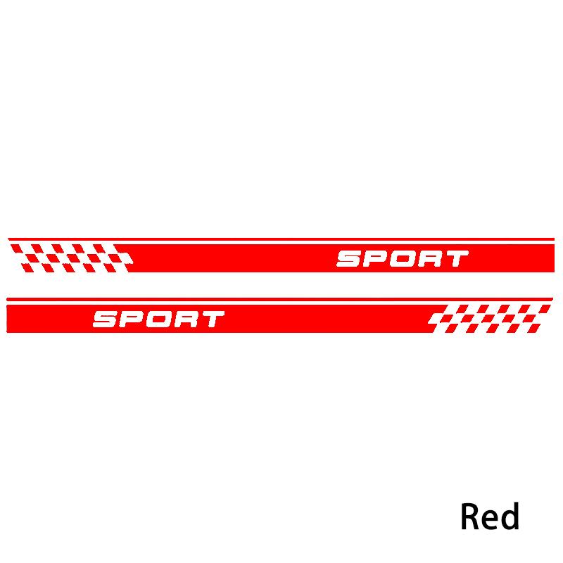 

Motorcycle Sport Sticker Side Strip Skirt Auto Vinyl Door Stripes Graphics Sticker Body Side for Car Decorate Tuning Accessories