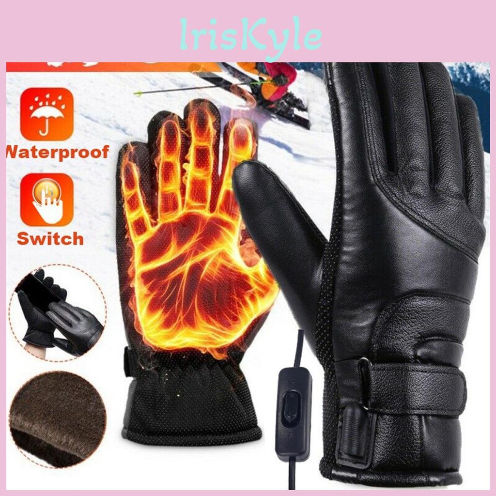 Heating Battery Electric Glovesportable Heated Thermal Gloveswaterproof Touchscreen Gloves For Cycling