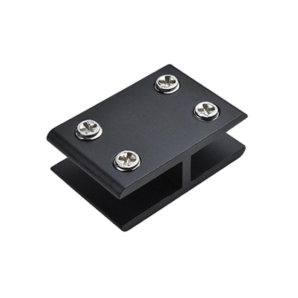 L/T/Cross Type Glass Fixing Clip Wood/Glass Bracket Connectors Aluminum Alloy Fixed Glass Clamp Furniture Hardware