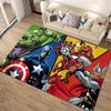 1 Stück Marvel Avengers Superhelden Teppich, Rutschfeste Fußmatte, Cartoon-Charakter-Design, Weicher Samt, Raumdekoration, Waschbar