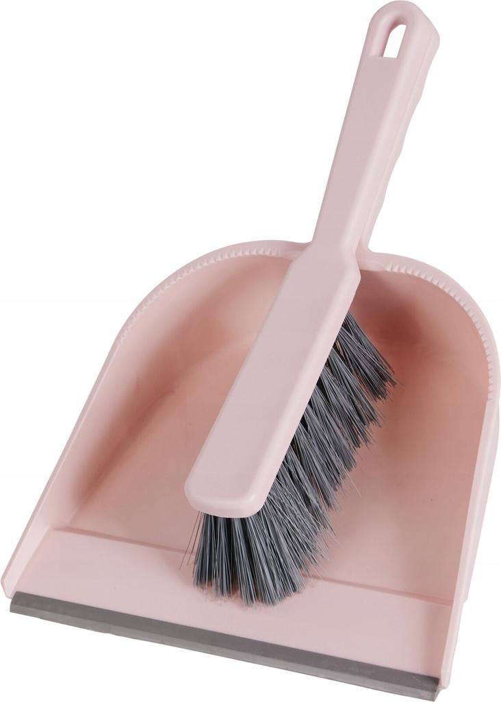 Zmiotka z szufelką i gumą do zamiatania plastikowa 33x22cm 1szt