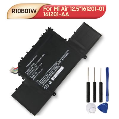 New Replacement Battery R10B01W For Xiaomi Mi Air 12.5-inch Laptop 161201-01 161201-AA R10B01W Laptop Battery 4866mAh
