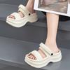 Chunky Platform Sandals for Women Summer Thick Bottom Non Slip Beach Slippers Woman Fashion Mix Color Eva Wedge Sandalias Muejr