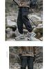 Men's Spring Ice Silk Quick-Dry Tapered Leg Mountain Style Outdoor Wrinkled Shell Pants