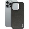 IMAK Ruiyi Series for iPhone 16 Pro Case Fabric Texture Leather+PC Phone Back Cover